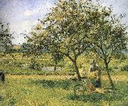 Camille Pissarro Wheelbarrow painting